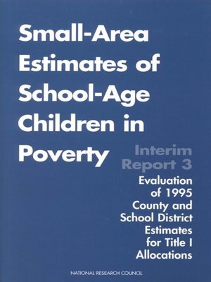 cover image of Small-Area Estimates of School-Age Children in Poverty